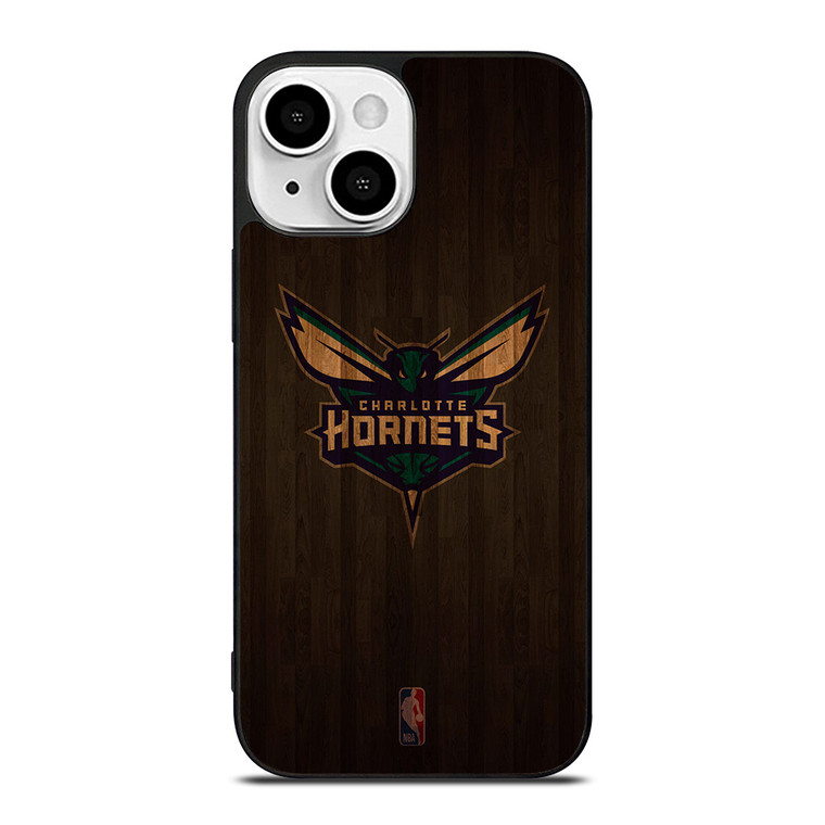 CHARLOTTE HORNETS BASKETBALL COURT NBA iPhone 13 Mini Case Cover