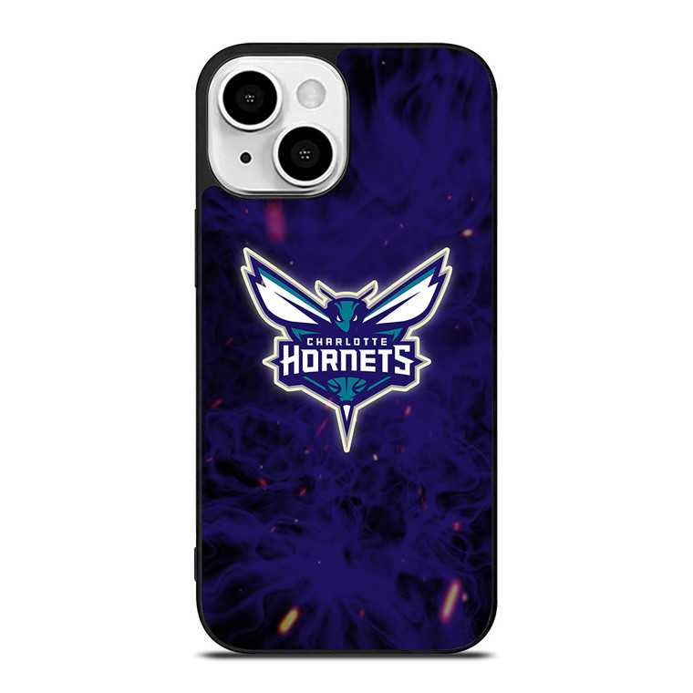 CHARLOTTE HORNETS BASKETBALL NBA FIRE iPhone 13 Mini Case Cover