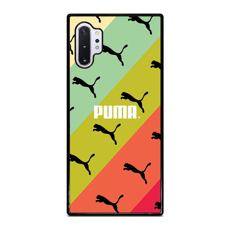 PUMA LOGO STRIPE PATTERN Samsung Galaxy Note 10 Plus Case Cover