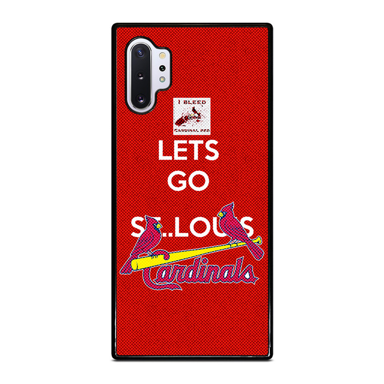 SAINT LOUIS CARDINALS MLB BASEBALL FANS Samsung Galaxy Note 10 Plus Case Cover