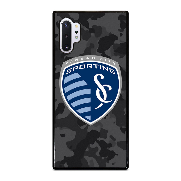 SPORTING KANSAS CITY MLS BLACK CAMO Samsung Galaxy Note 10 Plus Case Cover