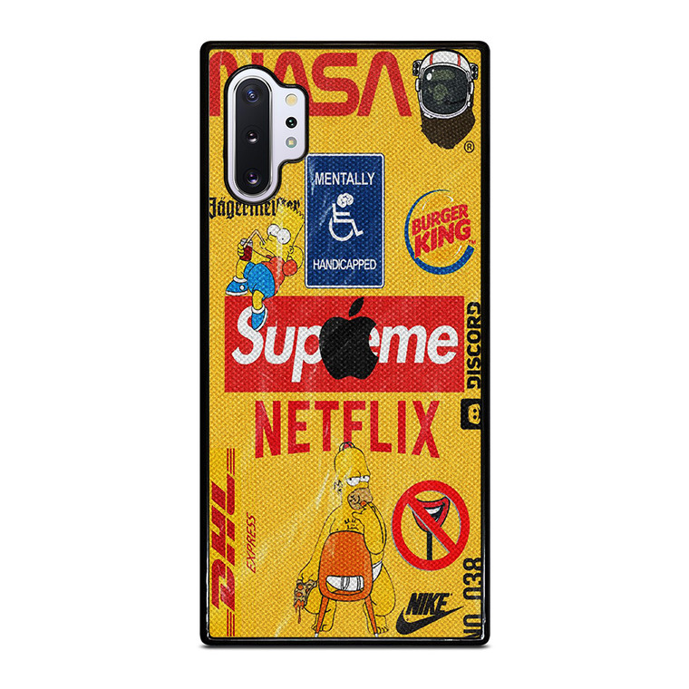 SUPREME NETFLIX COLLAGE Samsung Galaxy Note 10 Plus Case Cover