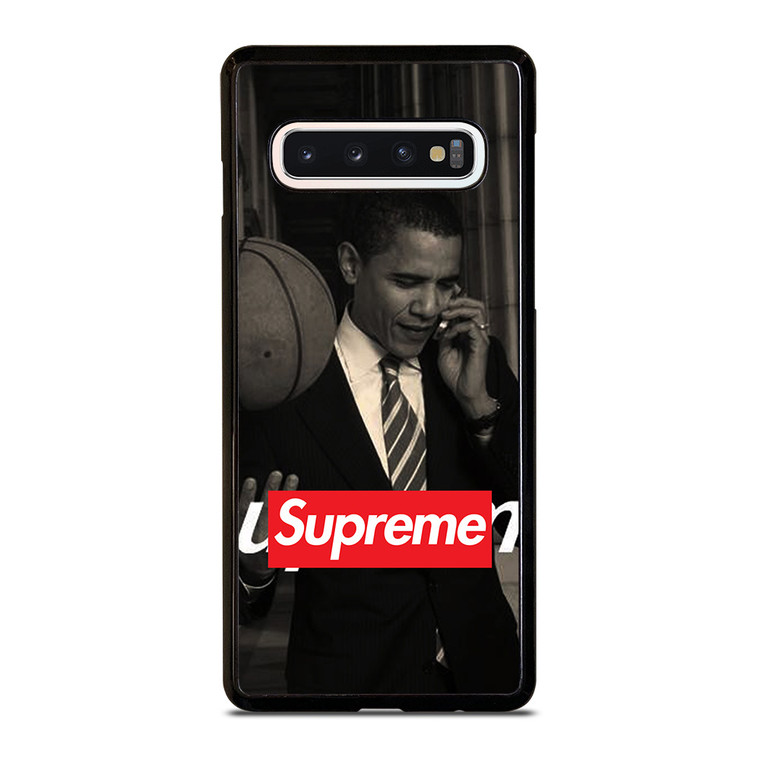 BARRACK OBAMA BASKETBALL SUPREME Samsung Galaxy S10 Case Cover