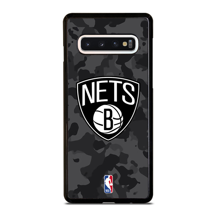 BROOKLYN NETS BLACK CAMO Samsung Galaxy S10 Case Cover