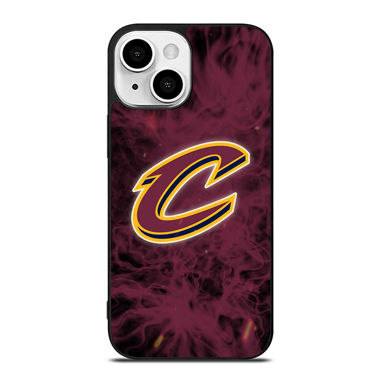CLEVELAND CAVALIERS BASKETBALL NBA FIRE iPhone 13 Mini Case Cover