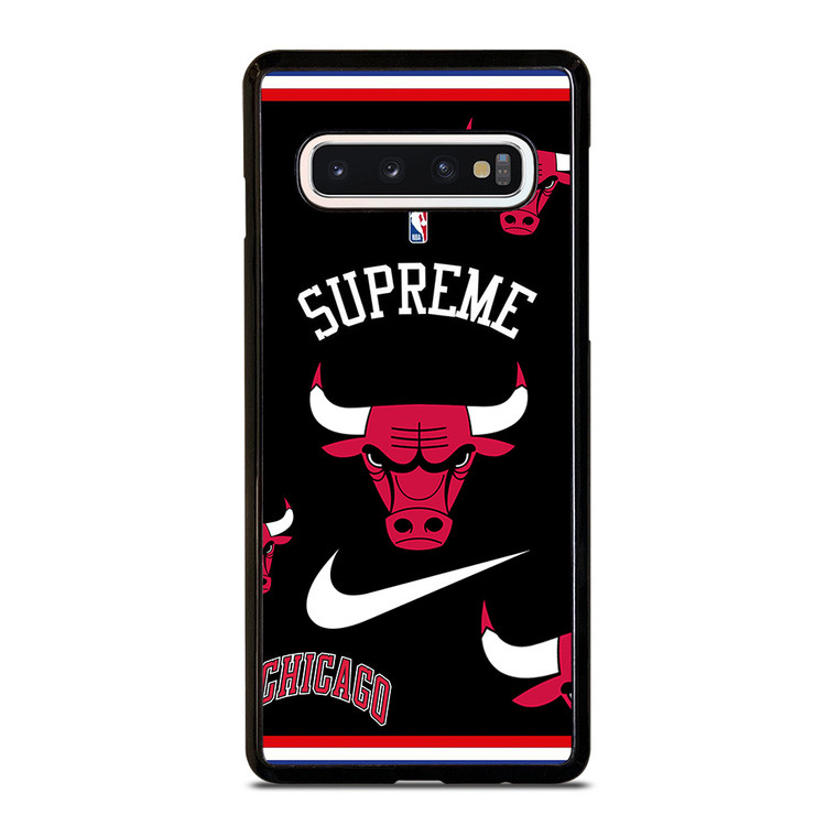 CHICAGO BULLS NBA X SUPREME NIKE Samsung Galaxy S10 Case Cover