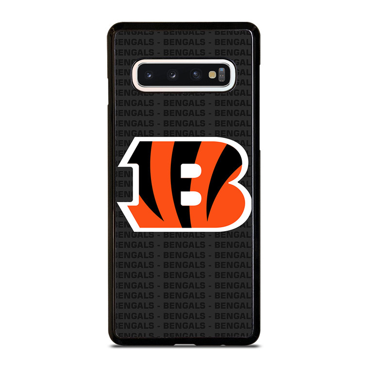 CINCINNATI BENGALS FOOTBALL TEXT Samsung Galaxy S10 Case Cover