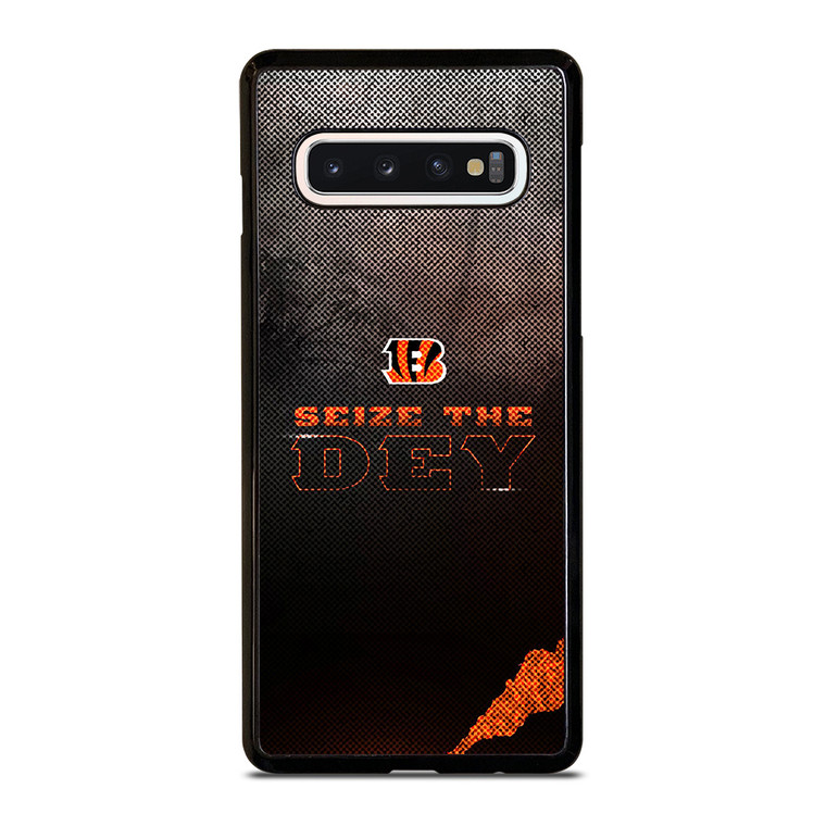 CINCINNATI BENGALS NFL FOOTBALL SEIZE THE DEY Samsung Galaxy S10 Case Cover