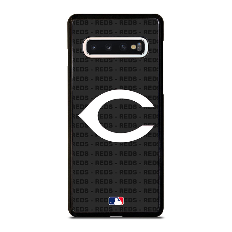 CINCINNATI REDS BASEBALL BLACK Samsung Galaxy S10 Case Cover