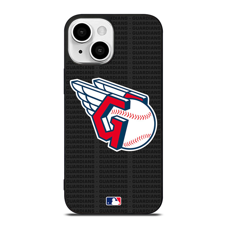 CLEVELAND GUARDIANS BASEBALL BLACK iPhone 13 Mini Case Cover