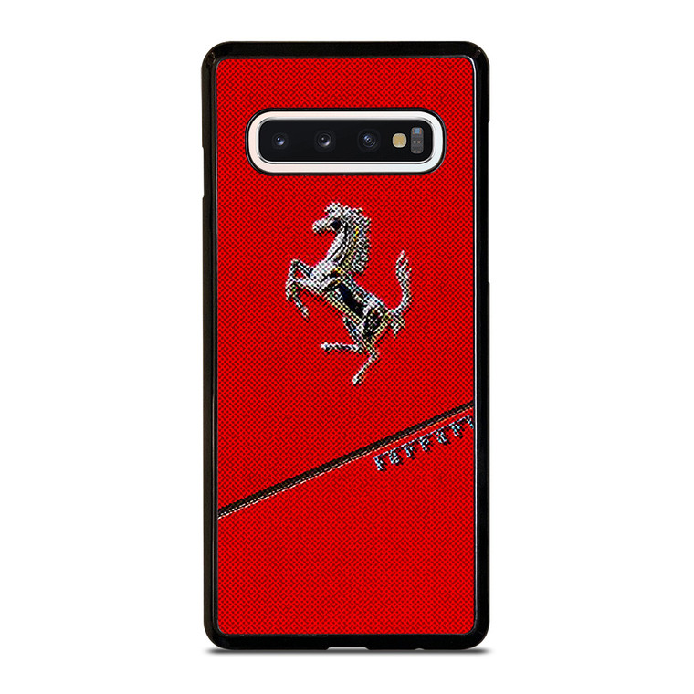 FERRARI RED CAR LOGO Samsung Galaxy S10 Case Cover
