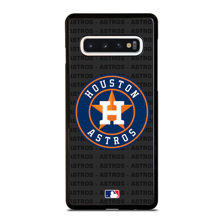 HOUSTON ASTROS BASEBALL BLACK Samsung Galaxy S10 Case Cover