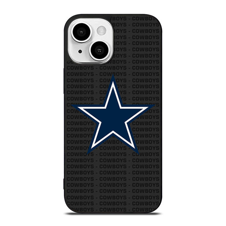 DALLAS COWBOYS FOOTBALL TEXT iPhone 13 Mini Case Cover