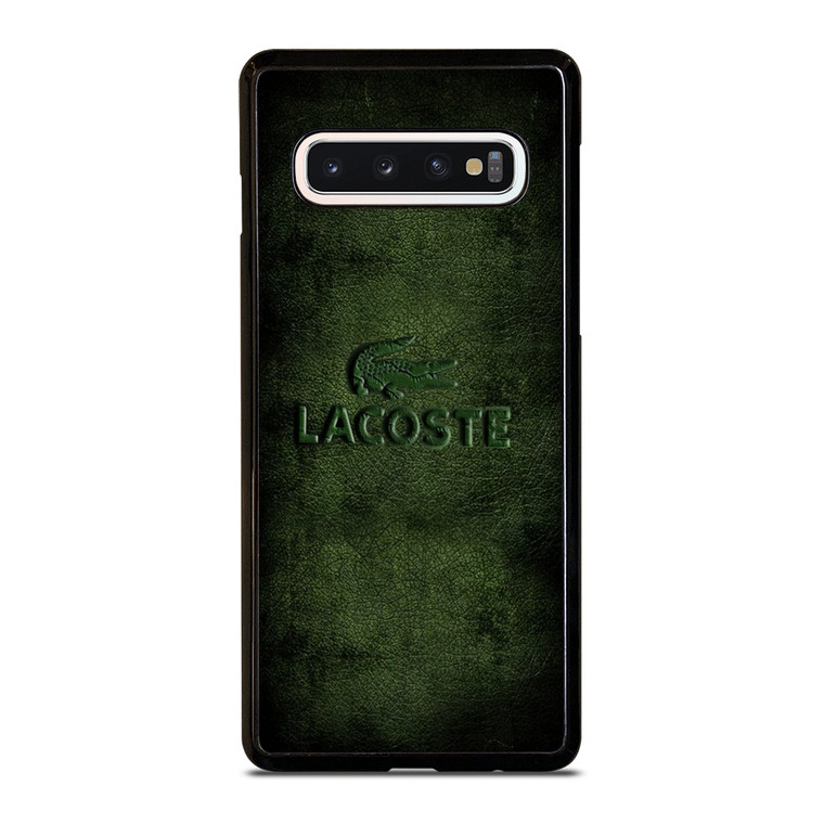 LACOSTE LEATHER Samsung Galaxy S10 Case Cover LACOSTE LEATHER Samsung Galaxy S10 Case Cover