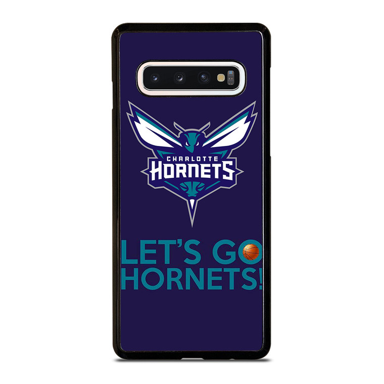 LETS GO CHARLOTTE HORNETS NBA BASKETBALL Samsung Galaxy S10 Case Cover