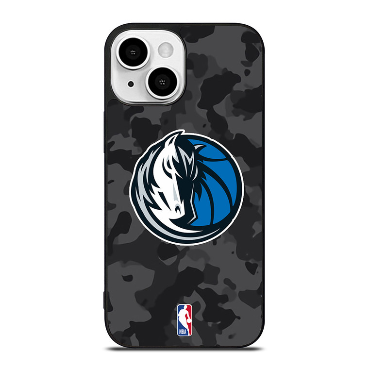 DALLAS MAVERICKS BLACK CAMO iPhone 13 Mini Case Cover