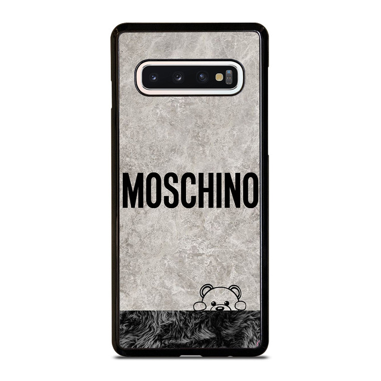 MOSCHINO BEAR HIDING Samsung Galaxy S10 Case Cover