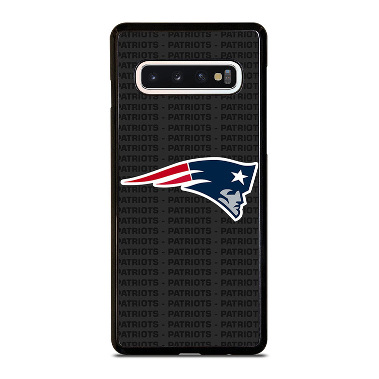 NEW ENGLAND PATRIOTS FOOTBALL TEXT Samsung Galaxy S10 Case Cover