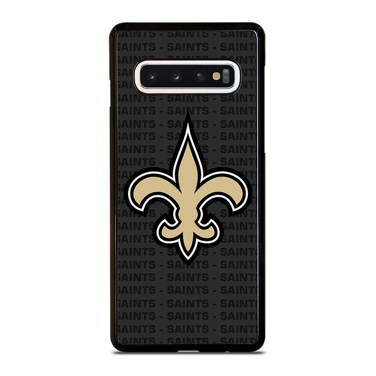 NEW ORLEANS SAINTS FOOTBALL TEXT Samsung Galaxy S10 Case Cover