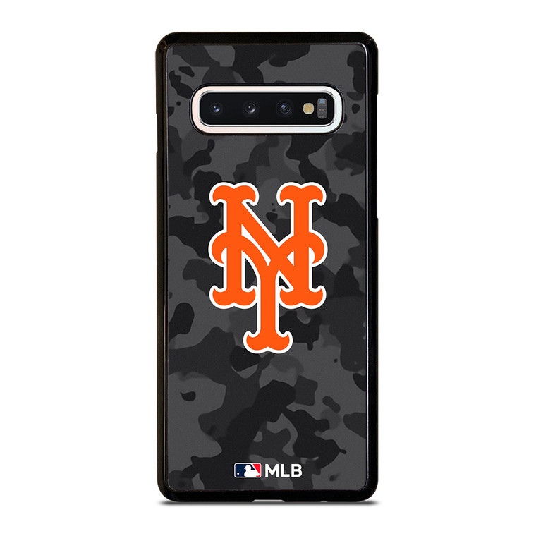 NEW YORK METS BASEBALL BLACK CAMO Samsung Galaxy S10 Case Cover