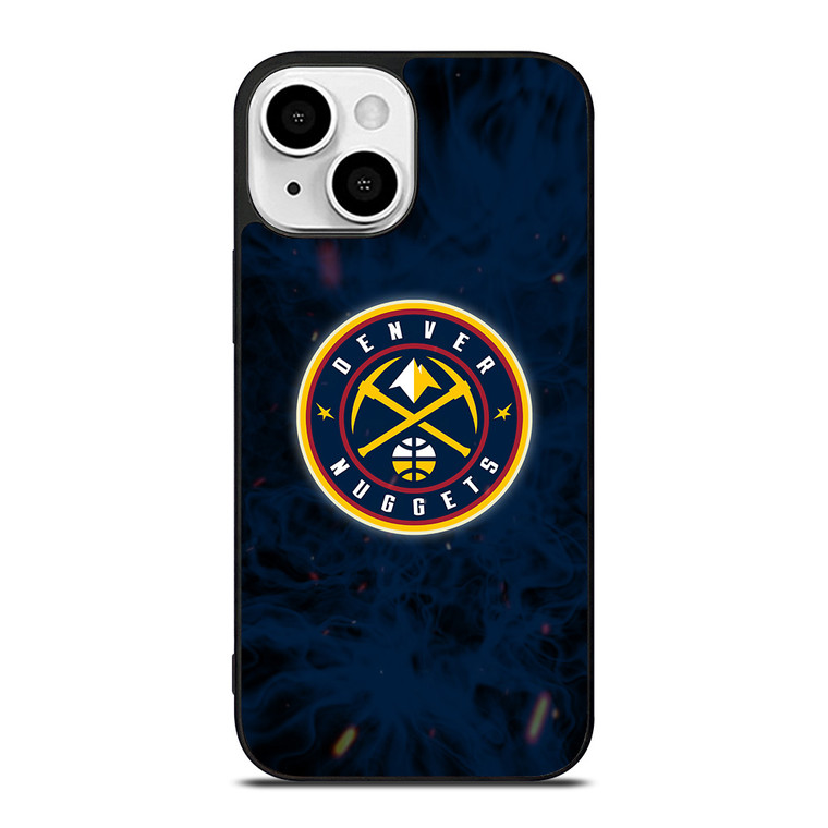DENVER NUGGETS BASKETBALL NBA FIRE iPhone 13 Mini Case Cover