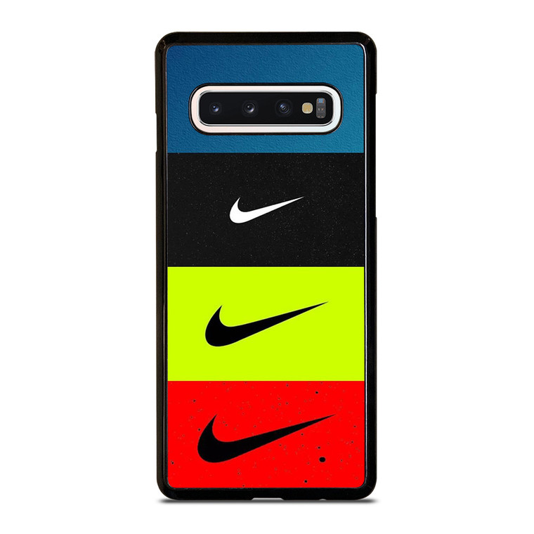 NIKE SWOOSH STRIPE COLORS Samsung Galaxy S10 Case Cover