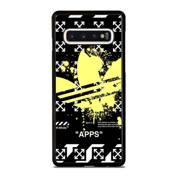 OFF WHITE X ADIDAS YELLOW Samsung Galaxy S10 Case Cover