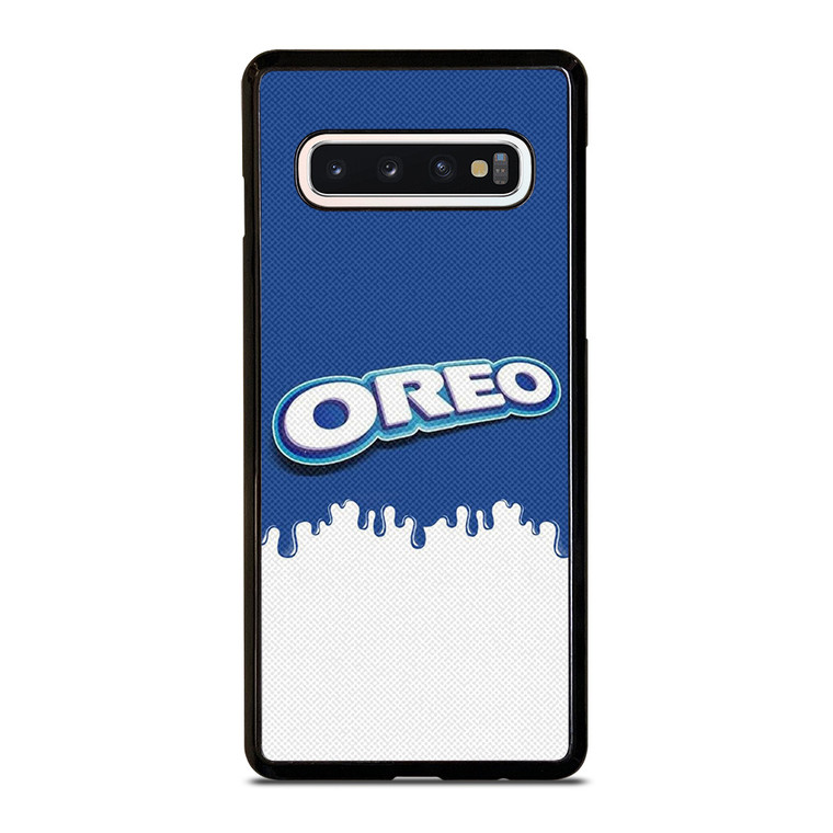 OREO CHOCOLATE MILK COOKIES LOGO Samsung Galaxy S10 Case Cover