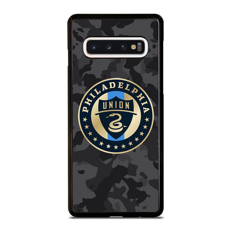 PHILADELPHIA UNION MLS BLACK CAMO Samsung Galaxy S10 Case Cover