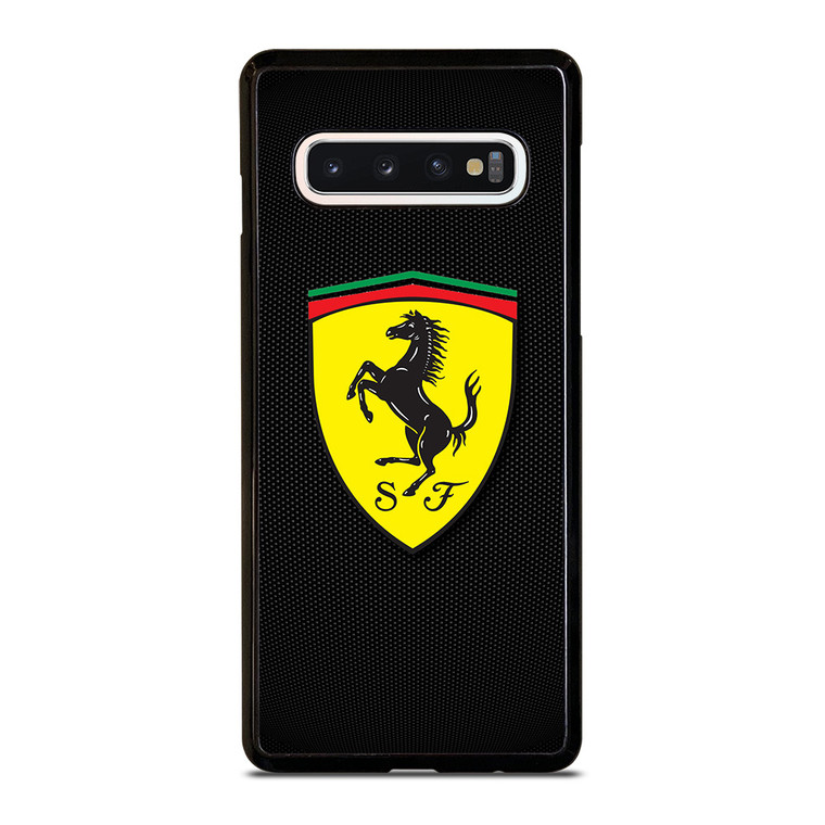 SCUDERIA FERRARI CARBON FIBER Samsung Galaxy S10 Case Cover