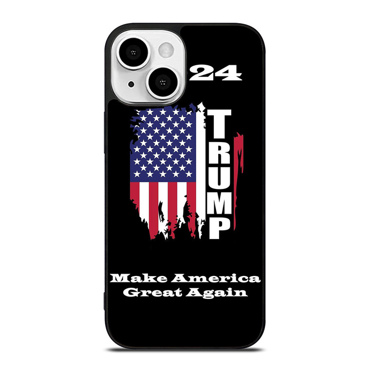 DONALD TRUMP MAKE AMERICA GREAT AGAIN 2024 2 iPhone 13 Mini Case Cover