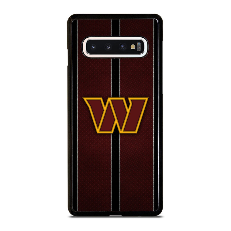 WASHINGTON COMMANDERS NFL METAL STRIPE Samsung Galaxy S10 Case Cover