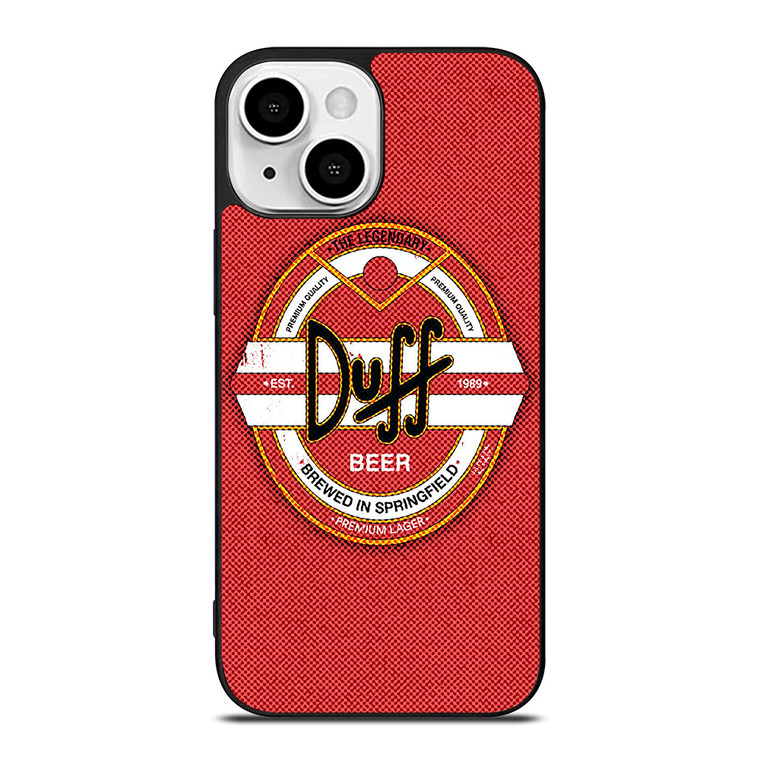 DUFF BEER THE SIMPSONS LOGO 2 iPhone 13 Mini Case Cover