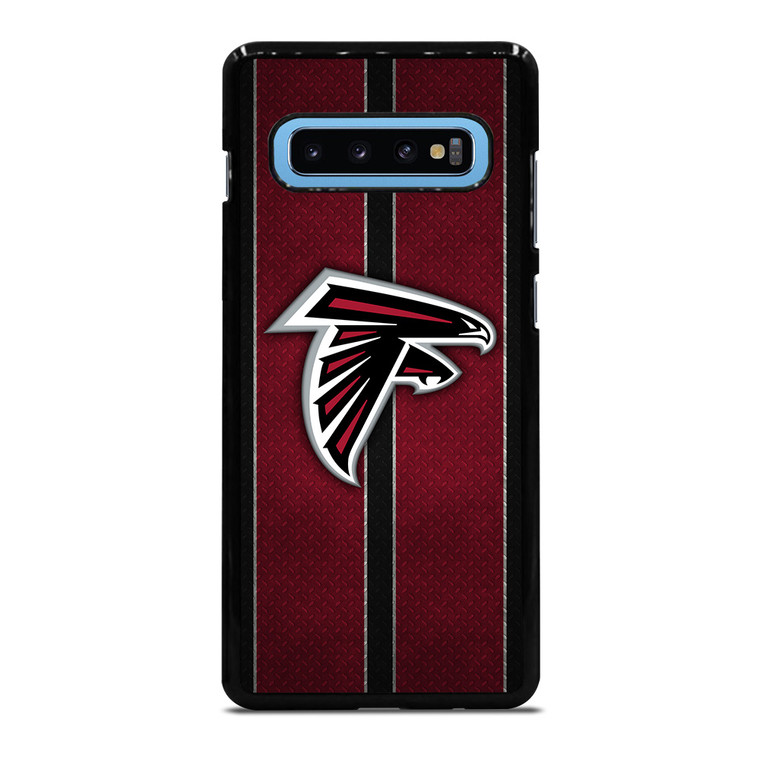 ATLANTA FALCONS NFL METAL STRIPE Samsung Galaxy S10 Plus Case Cover