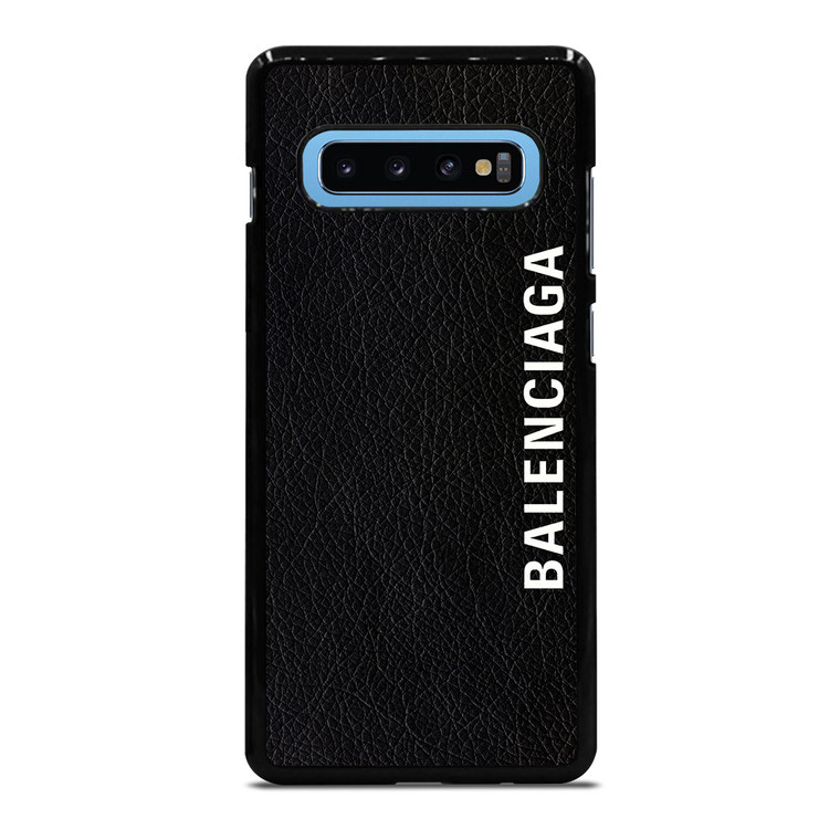 BALENCIAGA LEATHER BLACK Samsung Galaxy S10 Plus Case Cover