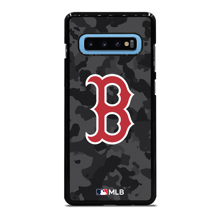 BOSTON RED SOX BASEBALL BLACK CAMO Samsung Galaxy S10 Plus Case Cover