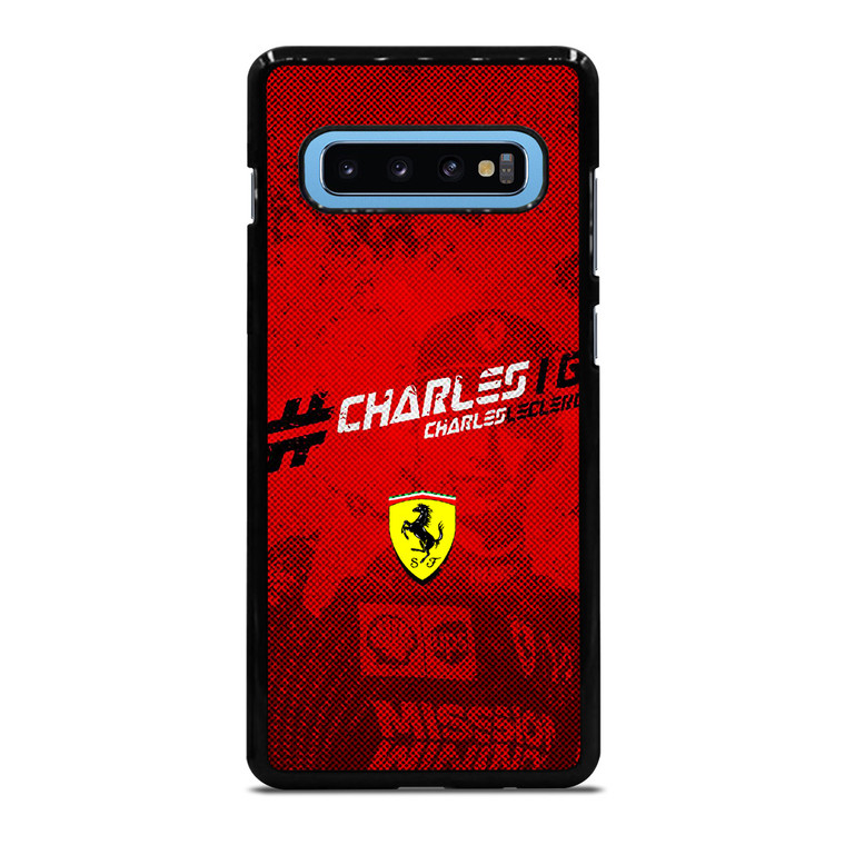 CHARLES LECLERC FERRARI FORMULA ONE F1 RACING 5 Samsung Galaxy S10 Plus Case Cover