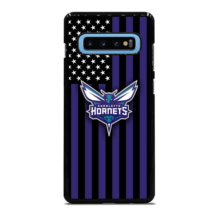 CHARLOTTE HORNETS NBA USA FLAG Samsung Galaxy S10 Plus Case Cover
