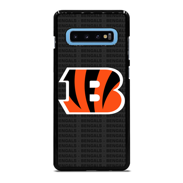 CINCINNATI BENGALS FOOTBALL TEXT Samsung Galaxy S10 Plus Case Cover