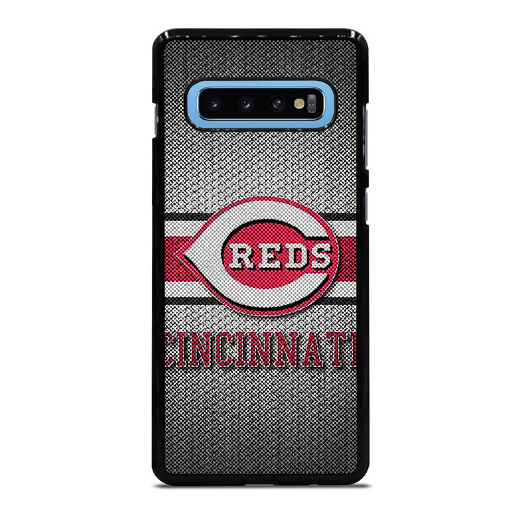 CINCINNATI RED MLB BASEBALL METAL Samsung Galaxy S10 Plus Case Cover