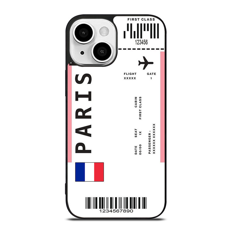 FLIGHT TICKETS FRANCE PARIS iPhone 13 Mini Case Cover