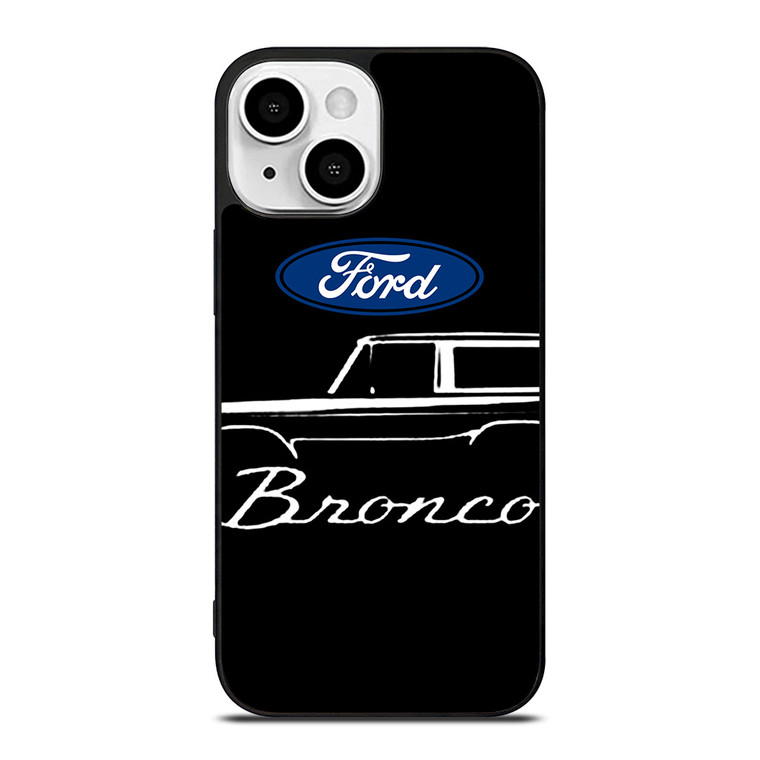 FORD BRONCO SILHOUETTE iPhone 13 Mini Case Cover