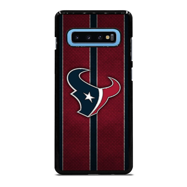 HOUSTON TEXANS NFL METAL STRIPE Samsung Galaxy S10 Plus Case Cover