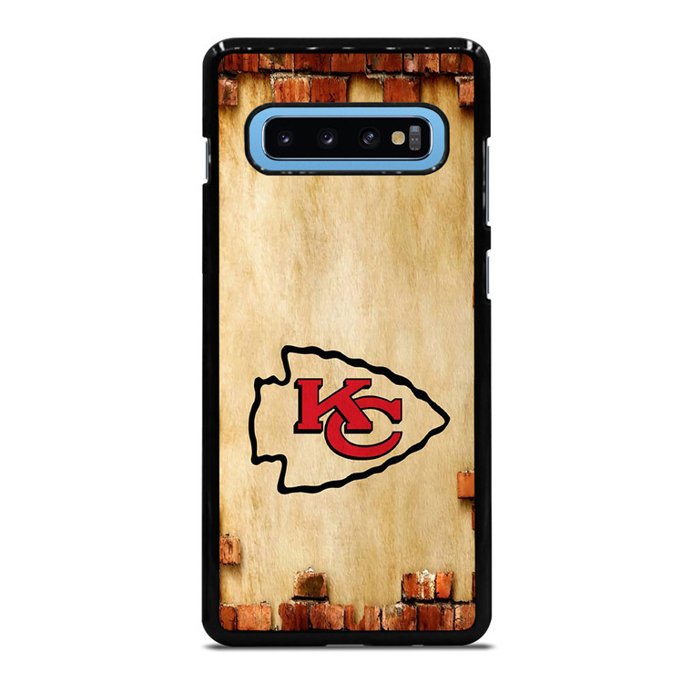 KANSAS CITY CHIEFS NFL FOOTBALL BRICKED Samsung Galaxy S10 Plus Case Cover