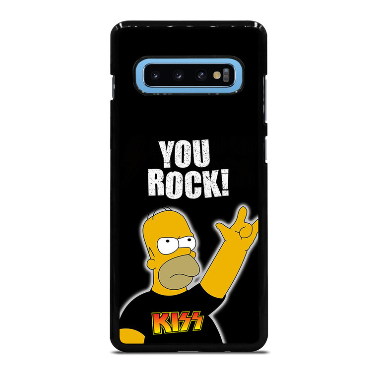 KISS ROCK HOMER SIMPSONS Samsung Galaxy S10 Plus Case Cover