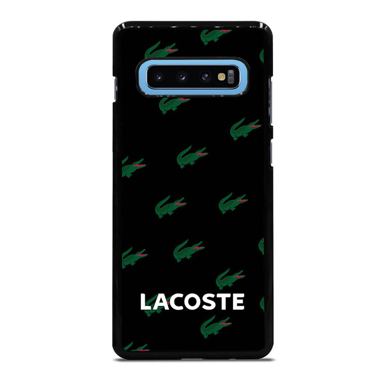 LACOSTE LOGO PATTERN Samsung Galaxy S10 Plus Case Cover