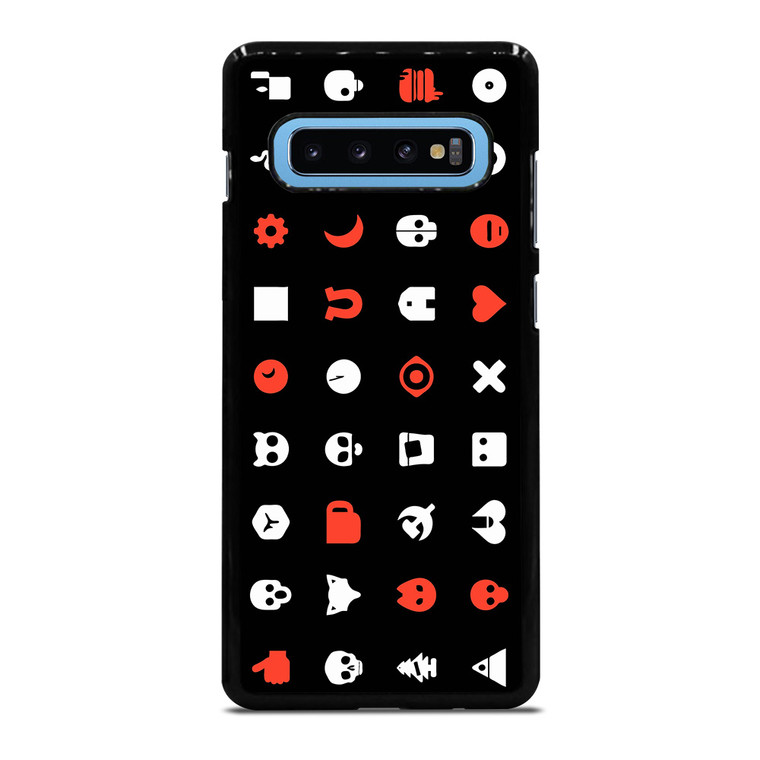 LOVE DEATH AND ROBOTS PATTERN Samsung Galaxy S10 Plus Case Cover