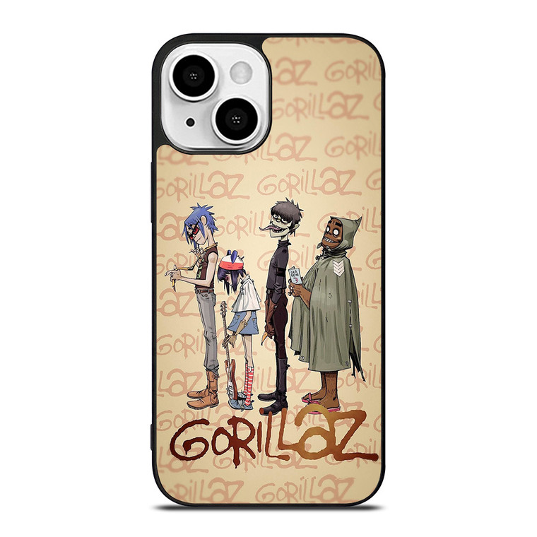GORILLAZ ENGLISH BAND 3 iPhone 13 Mini Case Cover