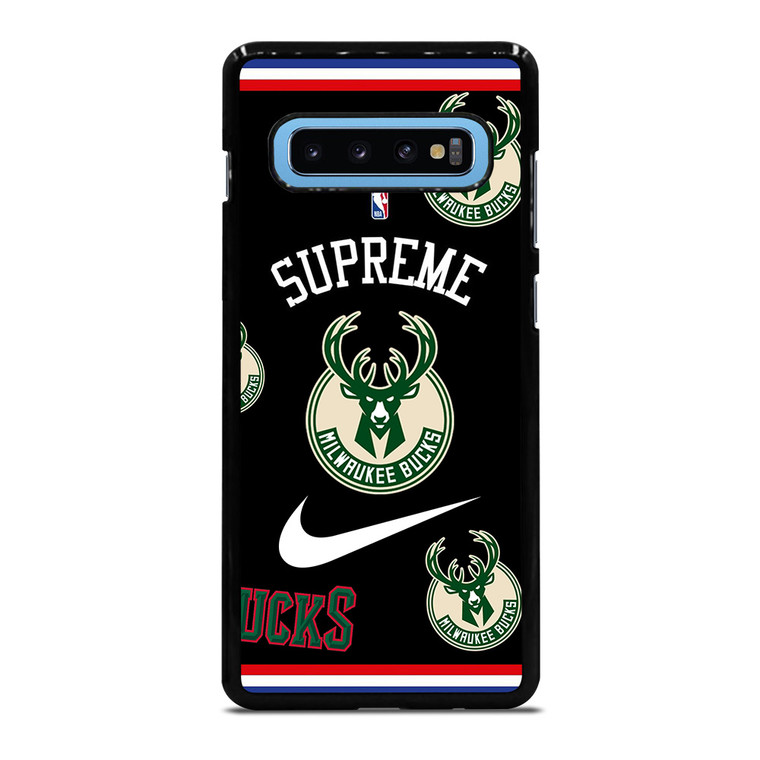 MILWAUKEE BUCKS NBA X SUPREME NIKE Samsung Galaxy S10 Plus Case Cover