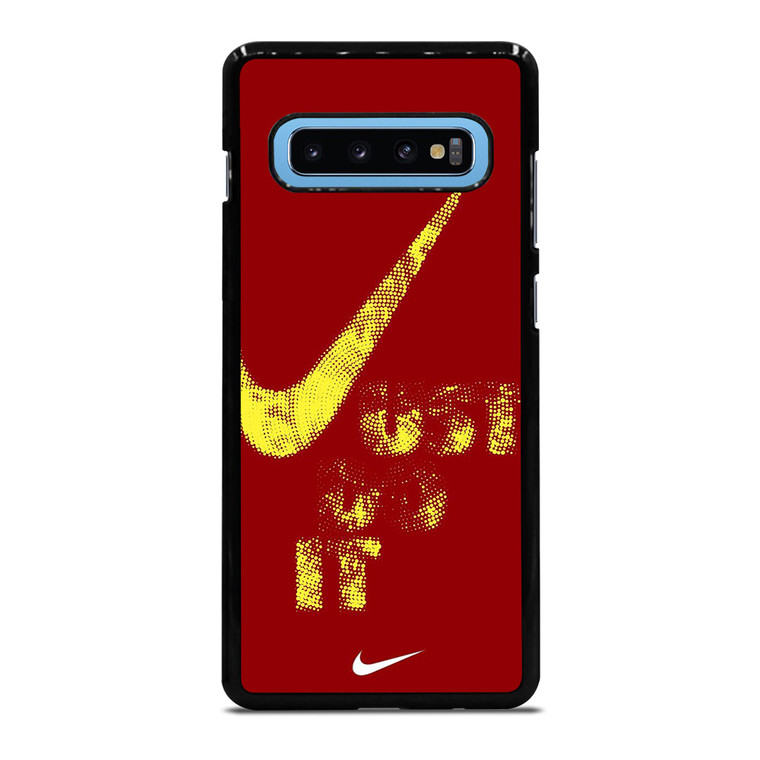 NIKE JUST DO IT RED HALFTONE Samsung Galaxy S10 Plus Case Cover